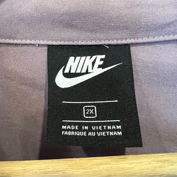 Nike Swoosh Woven Jacket Purple Lavender Matching Set Track Suit Women’s 2X - Picture 7 of 16